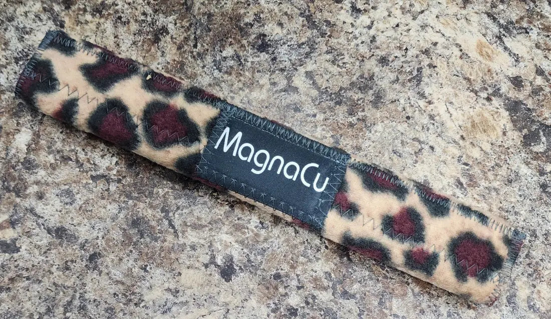 PHT Magnetic Poll Pack Burgundy Leopard Horse Therapy