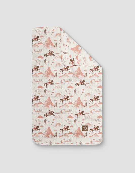 Pink Cowgirls- Loom Loom Kitchen Tea Towel