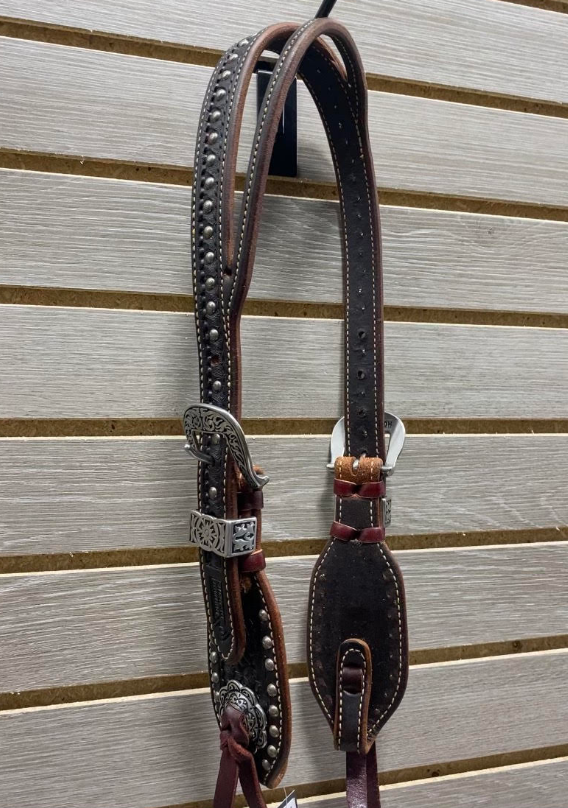 Performance Pony Tack Set - Chocolate Snowflake with Dots & Bloodknots