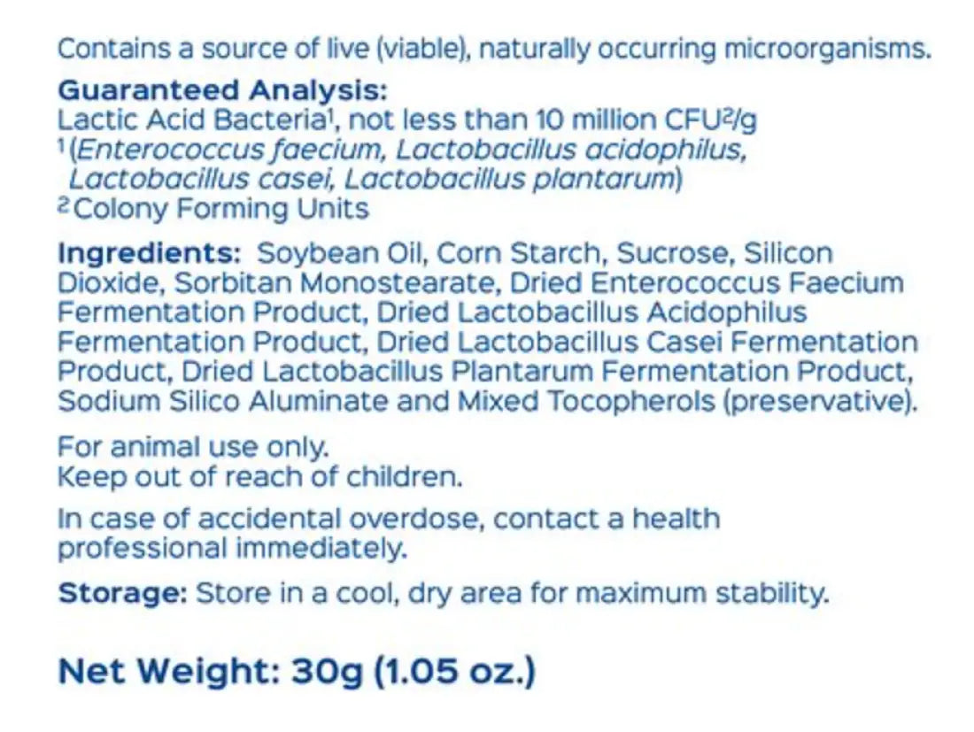 Probios Equine One Oral Gel Probiotic Digestive Horse Supplement 30g Syringe Equine Supplement