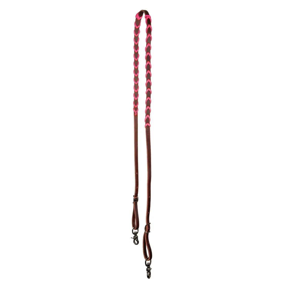 Professional’s Choice 1/2’’ Laced Pony Reins Hot Pink Lace / 1/2’’ / 5.5’ Reins