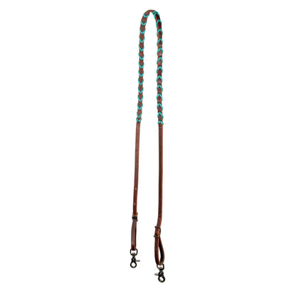 Professional’s Choice 1/2’’ Laced Pony Reins Turquoise Lace / 1/2’’ / 5.5’ Reins