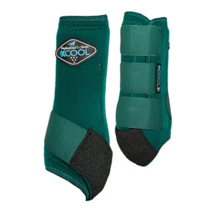 Professional’s Choice 2XCool Sports Medicine Boot - 2-Pack Fronts Solid Color Emerald / Small Sport Boots