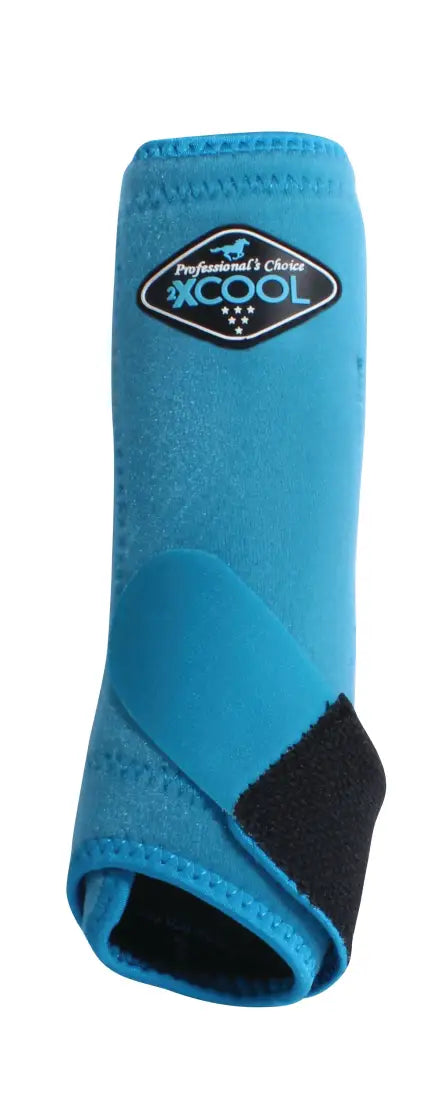 Professional’s Choice 2XCool Sports Medicine Boot - 2-Pack Fronts Solid Color Pacific Blue / Small Sport Boots