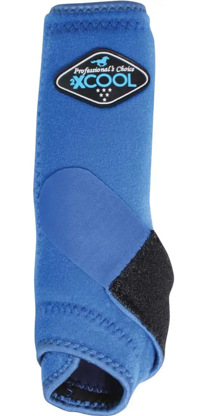 Professional’s Choice 2XCool Sports Medicine Boot - 2-Pack Fronts Solid Color Royal Blue / Small Sport Boots