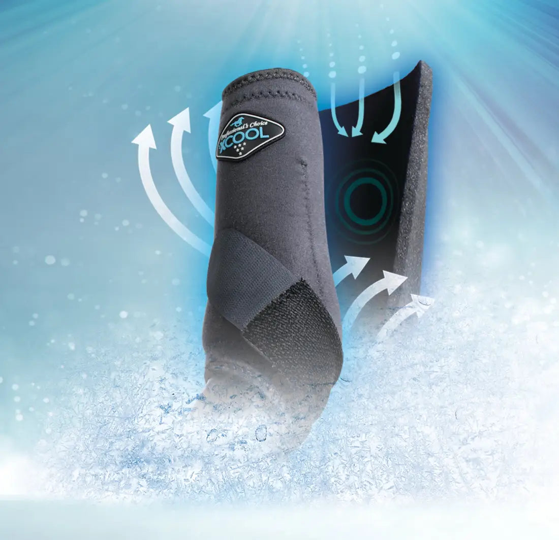 Professional’s Choice 2XCool Sports Medicine Boot - 2-Pack Fronts Solid Color Sport Boots