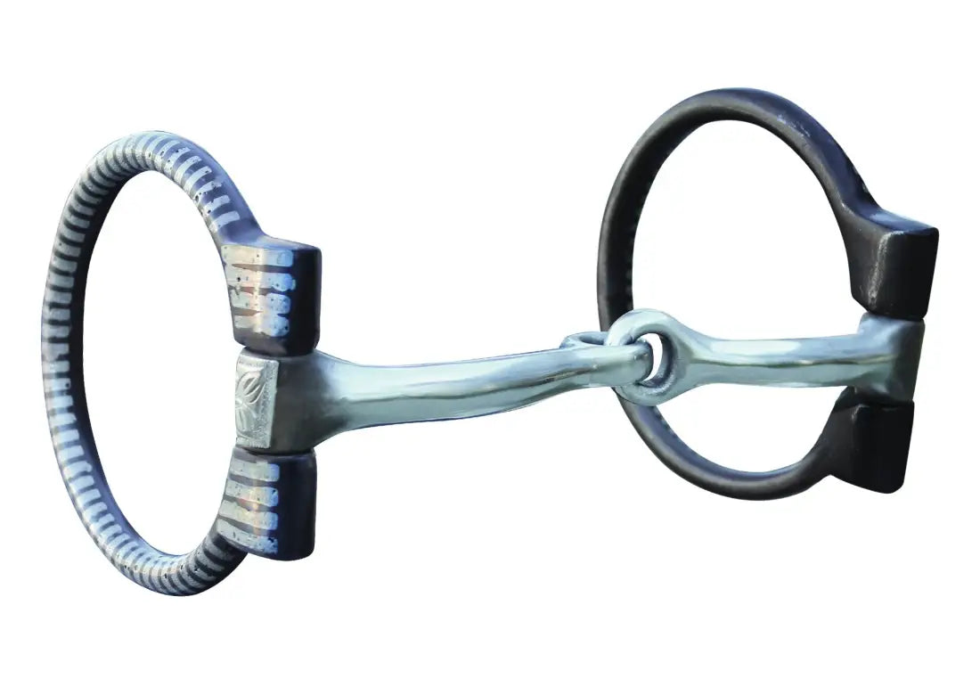 Professional’s Choice Bob Avila Snaffle Bit with Silver Snaffle / D Ring Bit