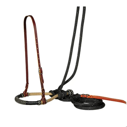 Professional’s Choice Bosal / Mecate Set Black/White Training