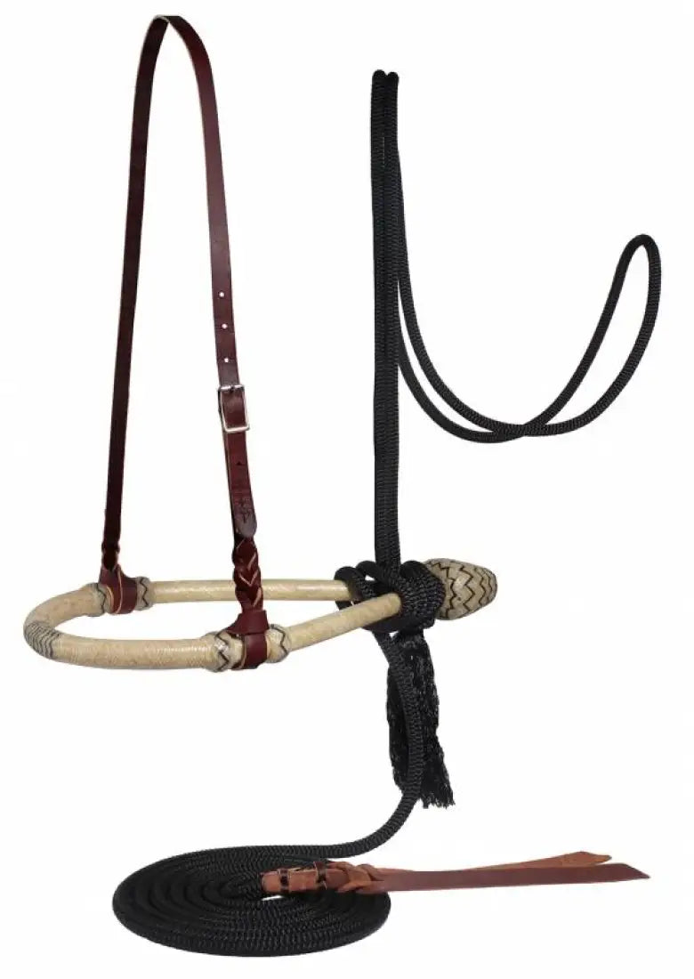 Professional’s Choice Bosal / Mecate Set Natural/Black Training
