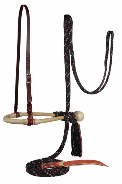 Professional’s Choice Bosal / Mecate Set Natural/Black/Wine Training