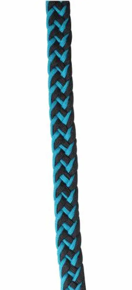 Professional’s Choice Braided Barrel Reins Teal/Black / 1’’ / 7.5’ Reins