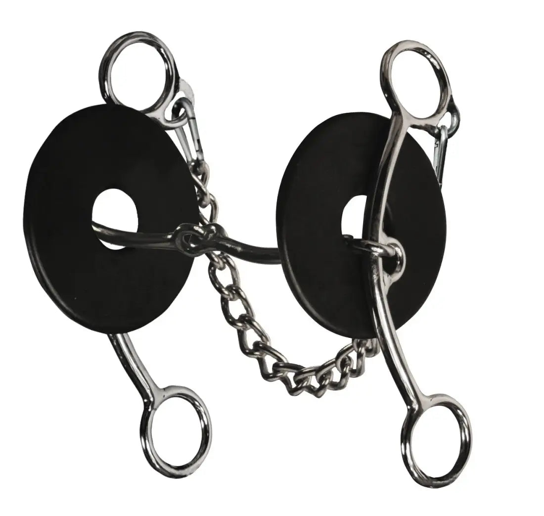 Professional’s Choice Brittany Pozzi Lifter Bit - Medium Shank Smooth Snaffle Bit
