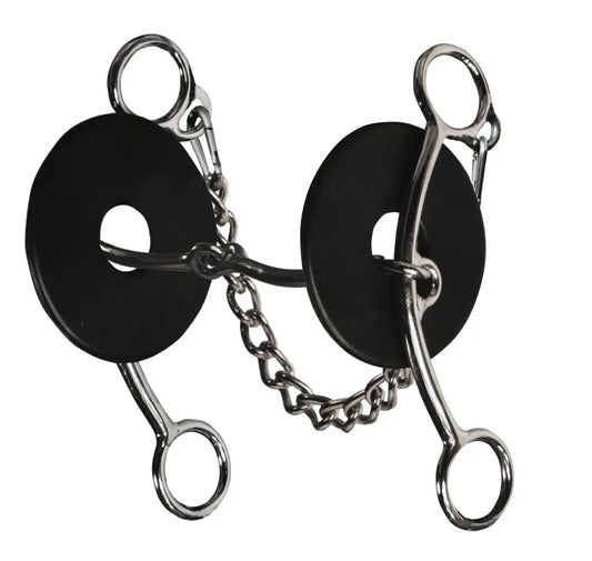 Professional’s Choice Brittany Pozzi Lifter Bit - Medium Shank Smooth Snaffle Bit