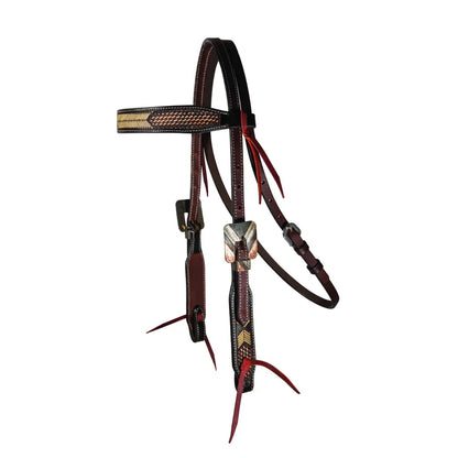 Professional’s Choice Chocolate Arrowhead Tack Set Browband Headstall Tack Set