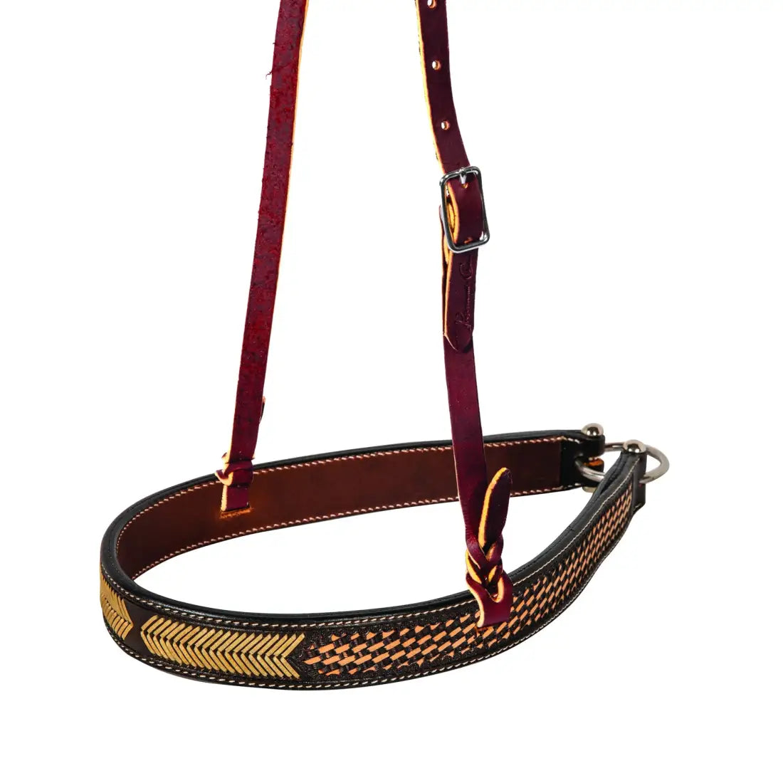 Professional’s Choice Chocolate Arrowhead Tack Set Noseband Tack Set