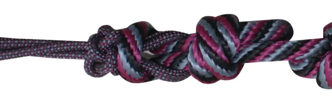 Professional’s Choice Halter with 10’ Lead Black/Charcoal/Burgundy Halter