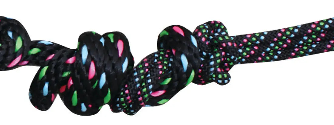 Professional’s Choice Halter with 10’ Lead Black/Multi Halter