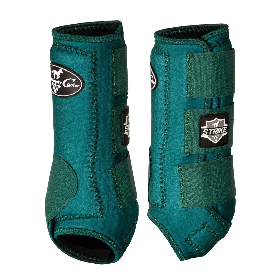 Professional’s Choice Strike Sports Medicine Boot - 2-Pack Fronts Solid Color Emerald / Medium Sport Boots