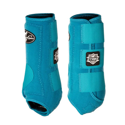 Professional’s Choice Strike Sports Medicine Boot - 2-Pack Fronts Solid Color Pacific Blue / Medium Sport Boots