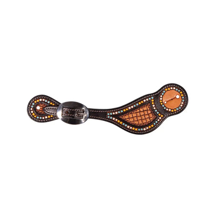 Professional’s Choice Womens Spur Straps Dotted Spur Straps