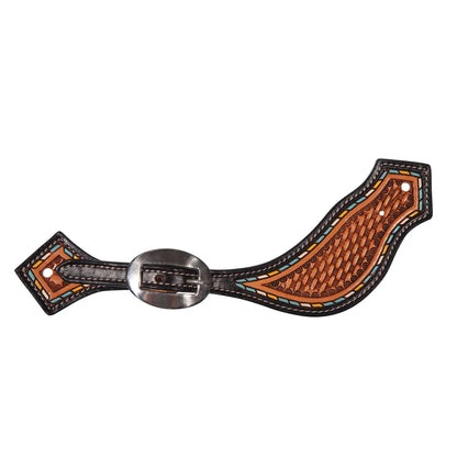 Professional’s Choice Womens Spur Straps Multi-Colored Line Spur Straps