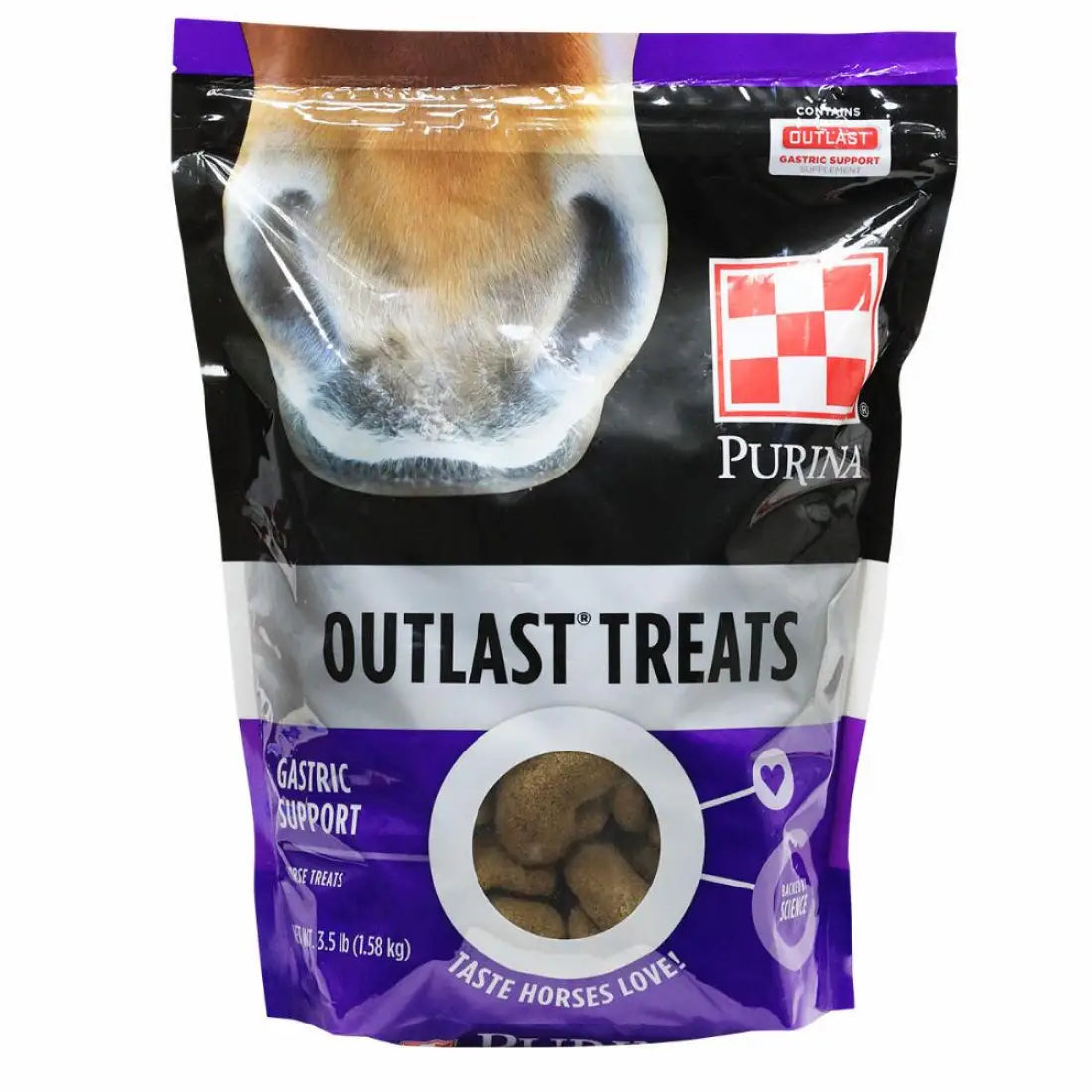 Purina Outlast Horse Treats 3.5 lb Equine Supplement
