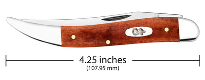 Case Chestnut Bone Smooth Medium Texas Toothpick Knife