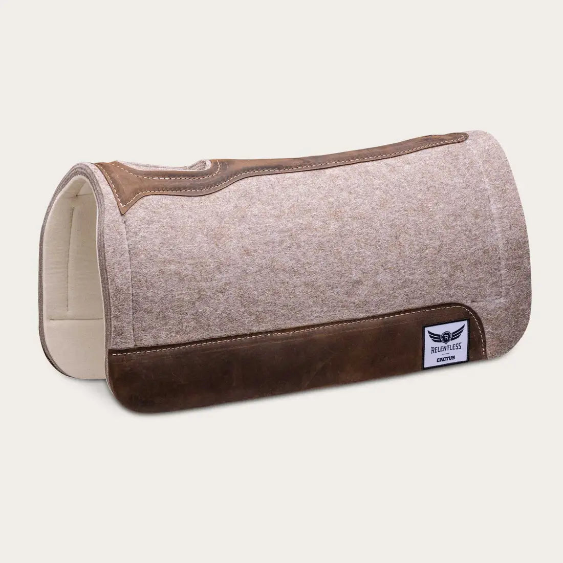 Relentless Orthopedic Gel Saddle Pad Tan / 31’’ X 30’’ / 1’’ Saddle Pad