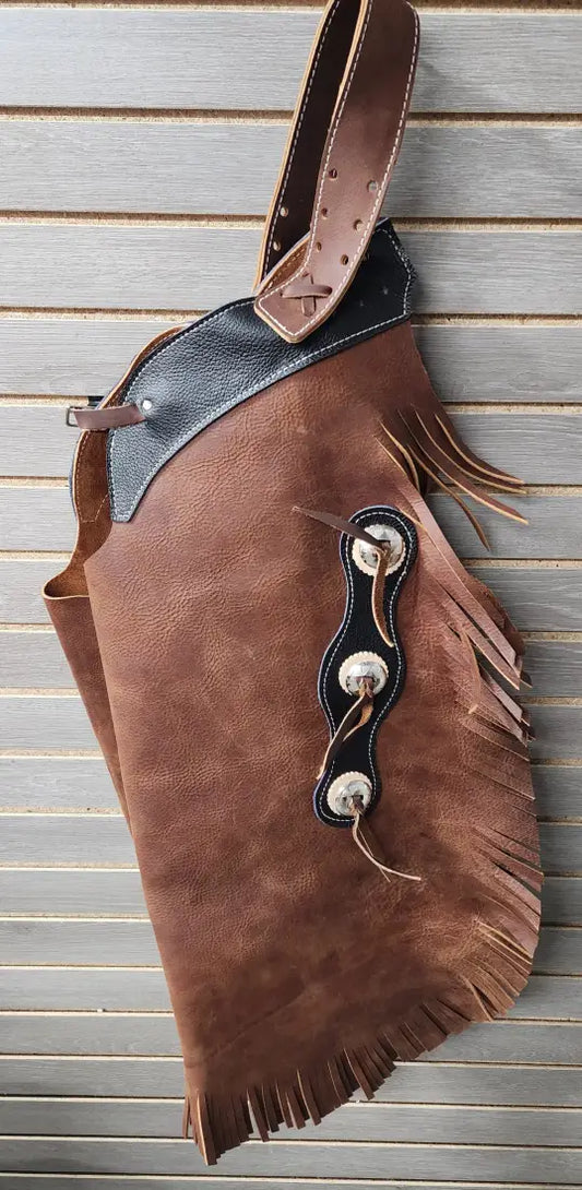 Richland Yellowstone Adult Leather Chinks- Long 1 Chaps/Chinks