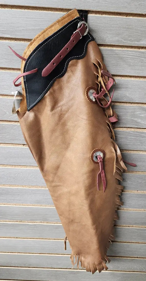 Richland Yellowstone Leather Kids Chaps/Chinks – Leanin' Pole Arena