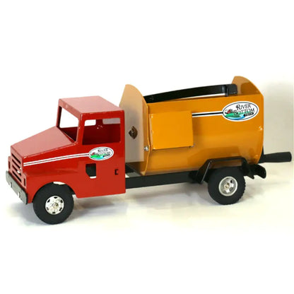 River Bottom - Lil’ Mix Feed Truck (With 3 Bags of Feed) Red/ Yellow River Bottom Toys