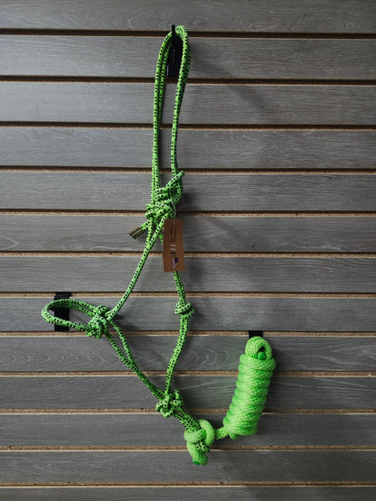 AHE Nylon Rope Halter with Lead - Yearling