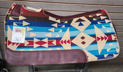 5 Star Big Thunder Scarlet Signature Top Saddle Pad (Made with Real Pendleton Fabric)