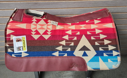 5 Star Big Thunder Scarlet Signature Top Saddle Pad (Made with Real Pendleton Fabric)