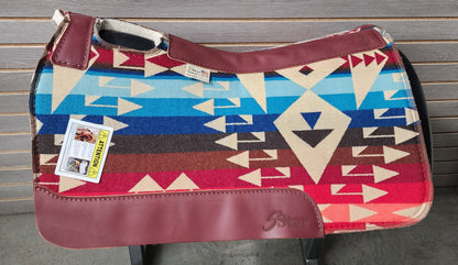 5 Star Big Thunder Scarlet Signature Top Saddle Pad (Made with Real Pendleton Fabric)