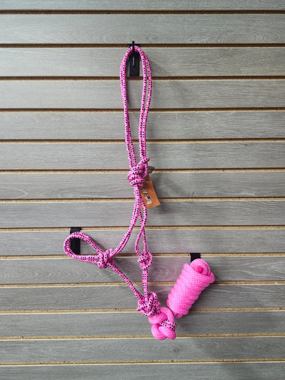 AHE Nylon Rope Halter with Lead - Yearling