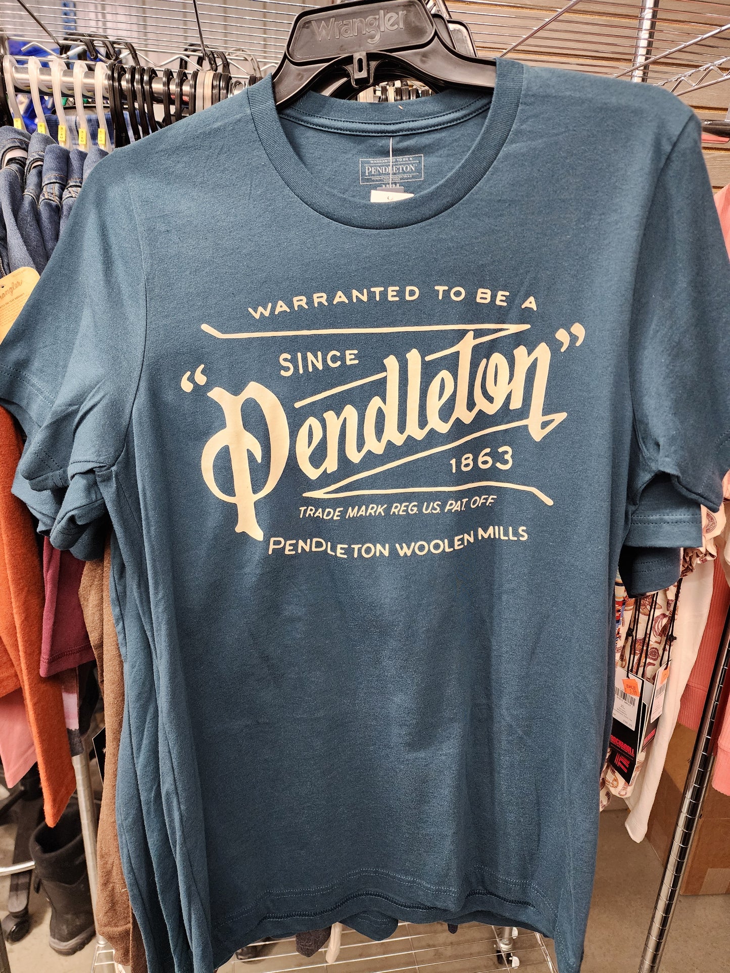 $5 : Pendleton Men's Mills Archive Logo T-Shirt