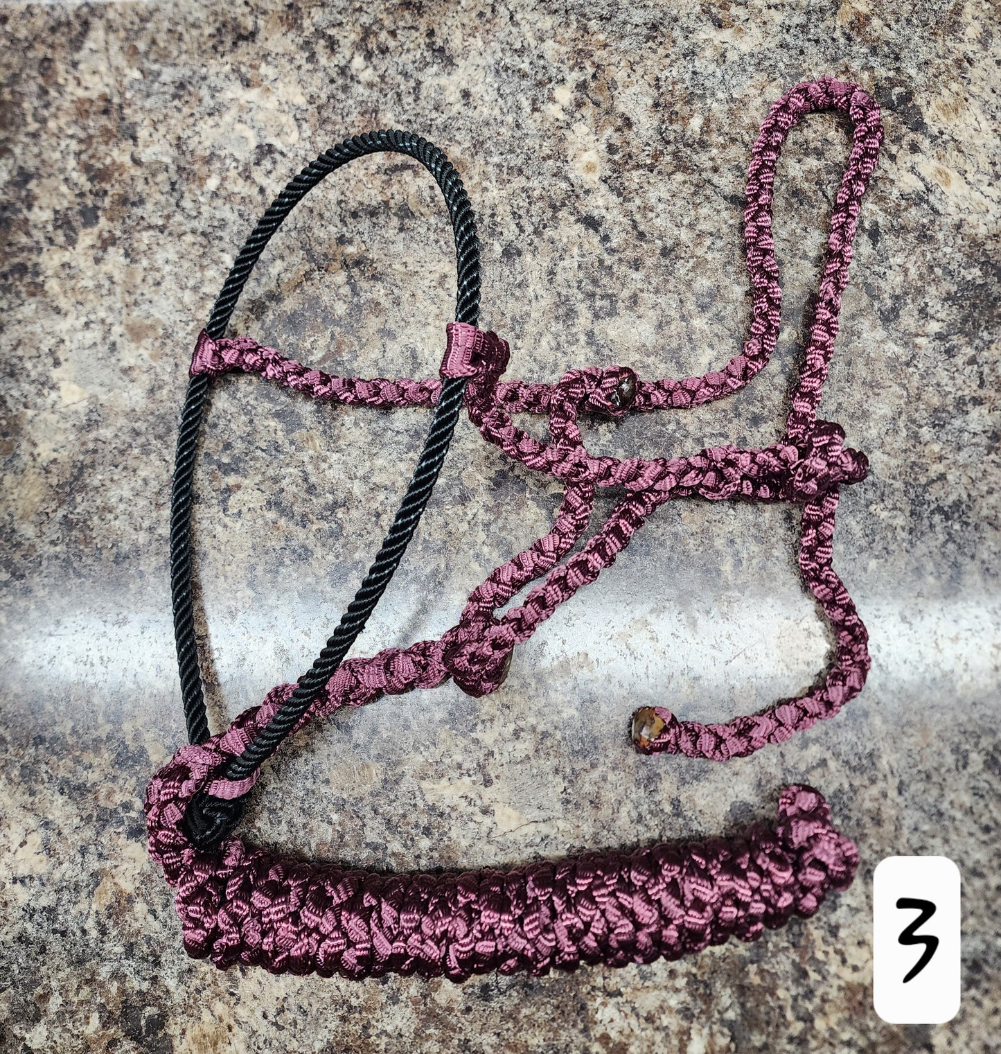 LMB Mule Tape Unwrapped Rope Nose Halter
