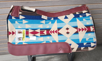 5 Star Big Thunder Scarlet Signature Top Saddle Pad (Made with Real Pendleton Fabric)