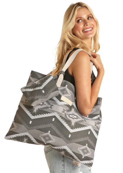 Rock & Roll Printed Canvas Bag