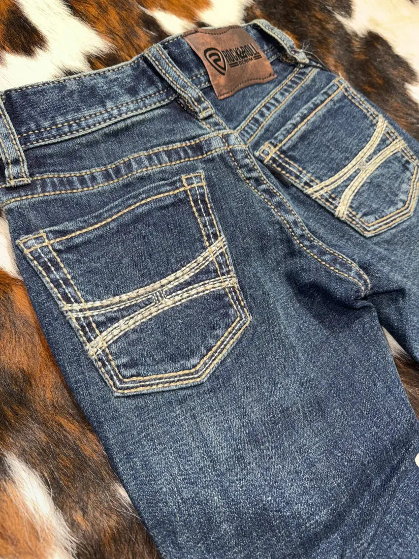 Rock & Roll Boy’s Hooey H Reflex Bootcut Jean 4R Boy’s Bottoms