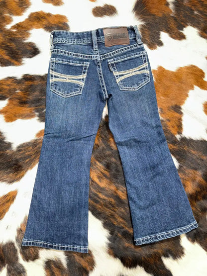 Rock & Roll Boy’s Hooey Roper Stitch Reflex Bootcut Jean Boy’s Bottoms