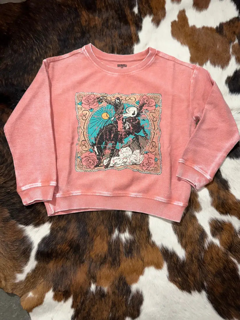 Rock & Roll Girl’s Rose Graphic Pullover XSmall Girl’s Pullover