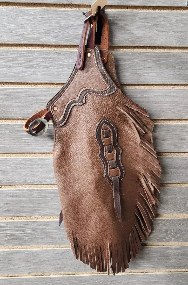 Rockin’ Y Kid Leather Chinks Medium Brown/Brown Chaps/Chinks