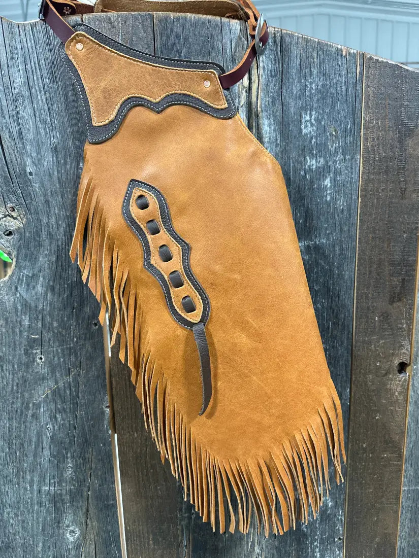 Rockin’ Y Youth Leather Chinks Rust/Brown Chaps/Chinks