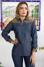 Load image into Gallery viewer, Ariat Women&#39;s Layla Rose Rodeo Quincy Denim Western Shirt
