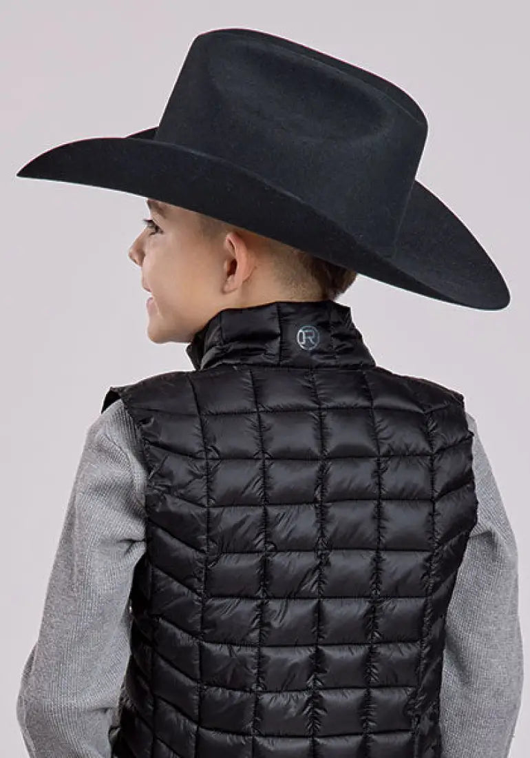 Roper Boy’s Black Crushable Parachute Vest Boy’s Vest