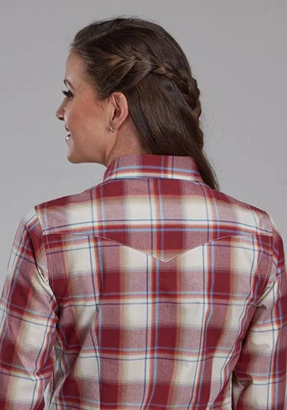 Roper Women’s Amarillo Chevy Plaid Western Shirt Women’s Western