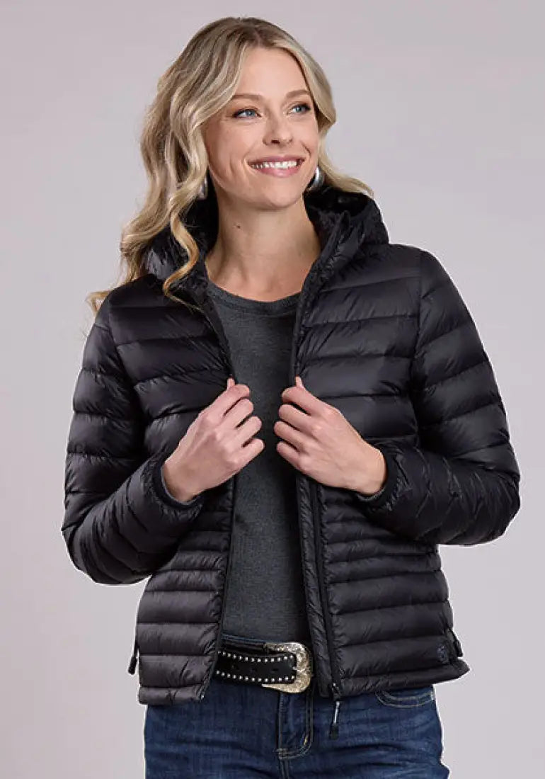 Roper Women’s Black Crushable Parachute Jacket XSmall Women’s Jacket