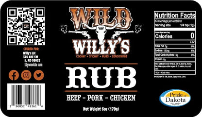 Wild Willy's Rub Seasoning